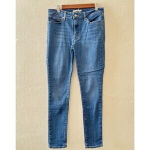 Levi's 311 Shaping Skinny Jeans Women's Size 29 Dark Wash Blue Stretch Denim
